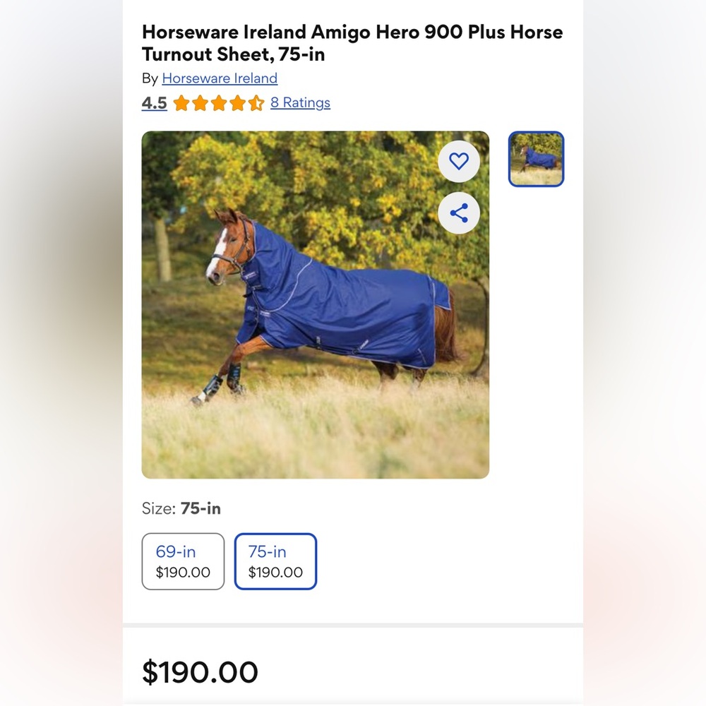 Horseware Amigo Hero 900 Plus Blanket